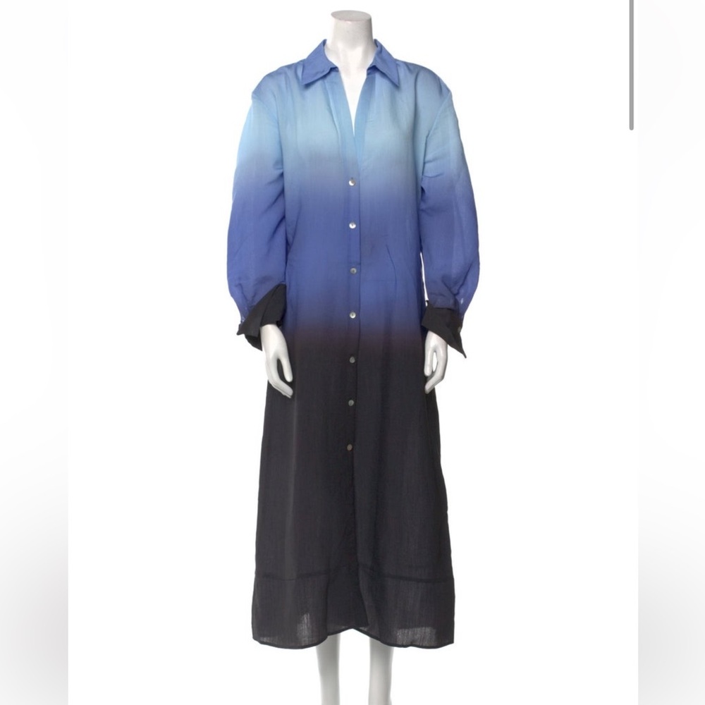 Vince Blue and Black Ombre Dress